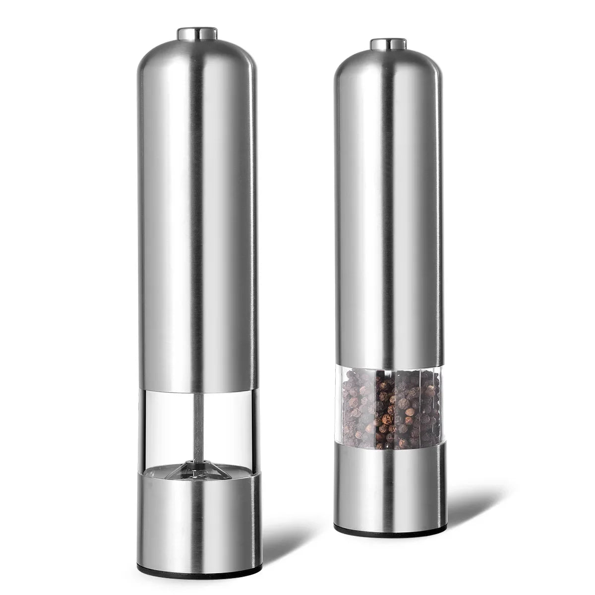 Automatic Salt Pepper Grinder Electric Spice Mill Grinder Seasoning Adjustable Coarseness Kitchen Tools Grinding For Cooking BBQ - TrendForce25