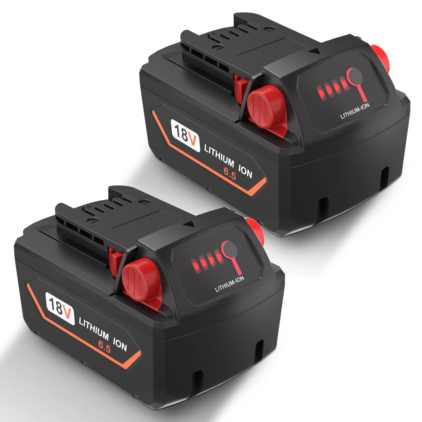 REACELL 18V 6.5/5.5Ah For Milwaukee M18 Battery Rechargeable Milwaukee Lithium Battery 48-11-1860 48-11-1850 48-11-1840