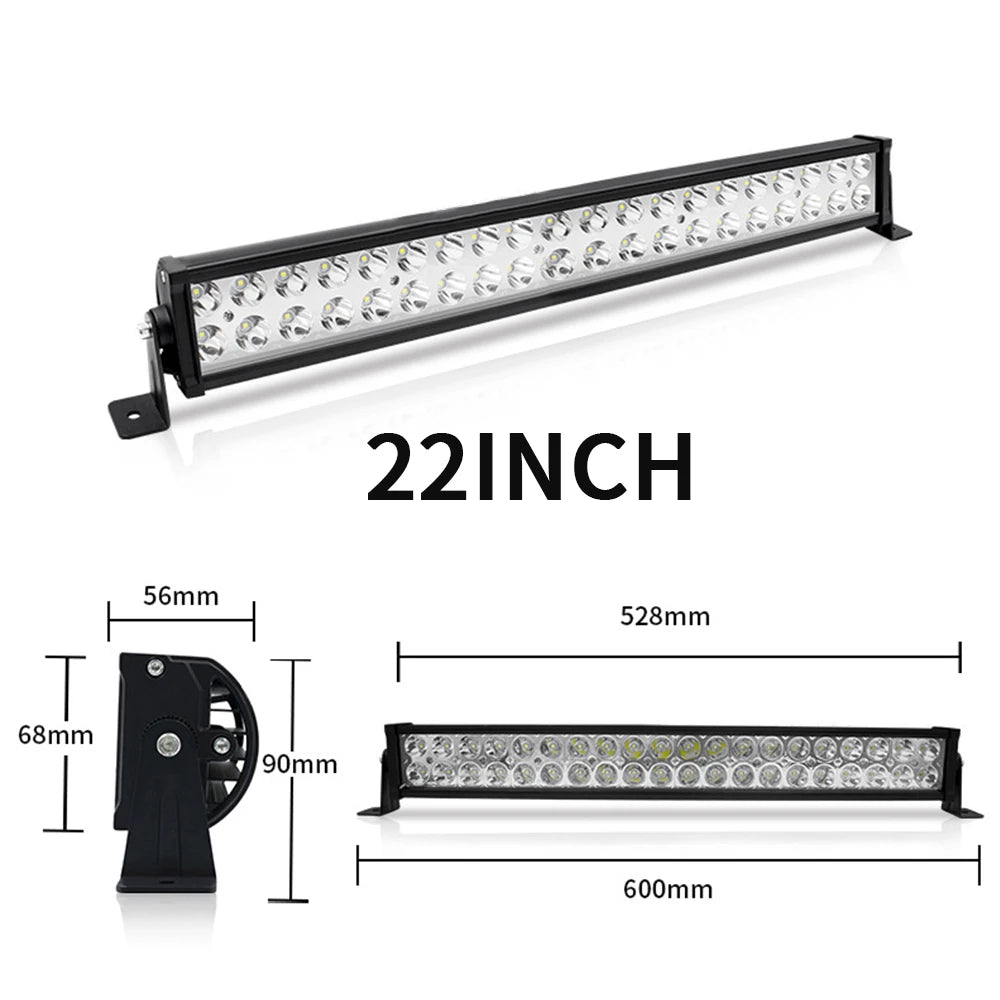 LED Light Bar Work Light 78W 120W 156W Super Slim LED Bar for Tractor 4X4 Offroad 4WD ATV Truck 12V 24V - TrendForce25