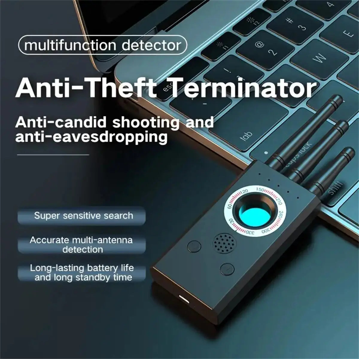 Hidden Camera Detectors Hidden Devices Detector Spy Camera Finder Hidden Camera Detector RF Signal Scanner Device Detector - TrendForce25