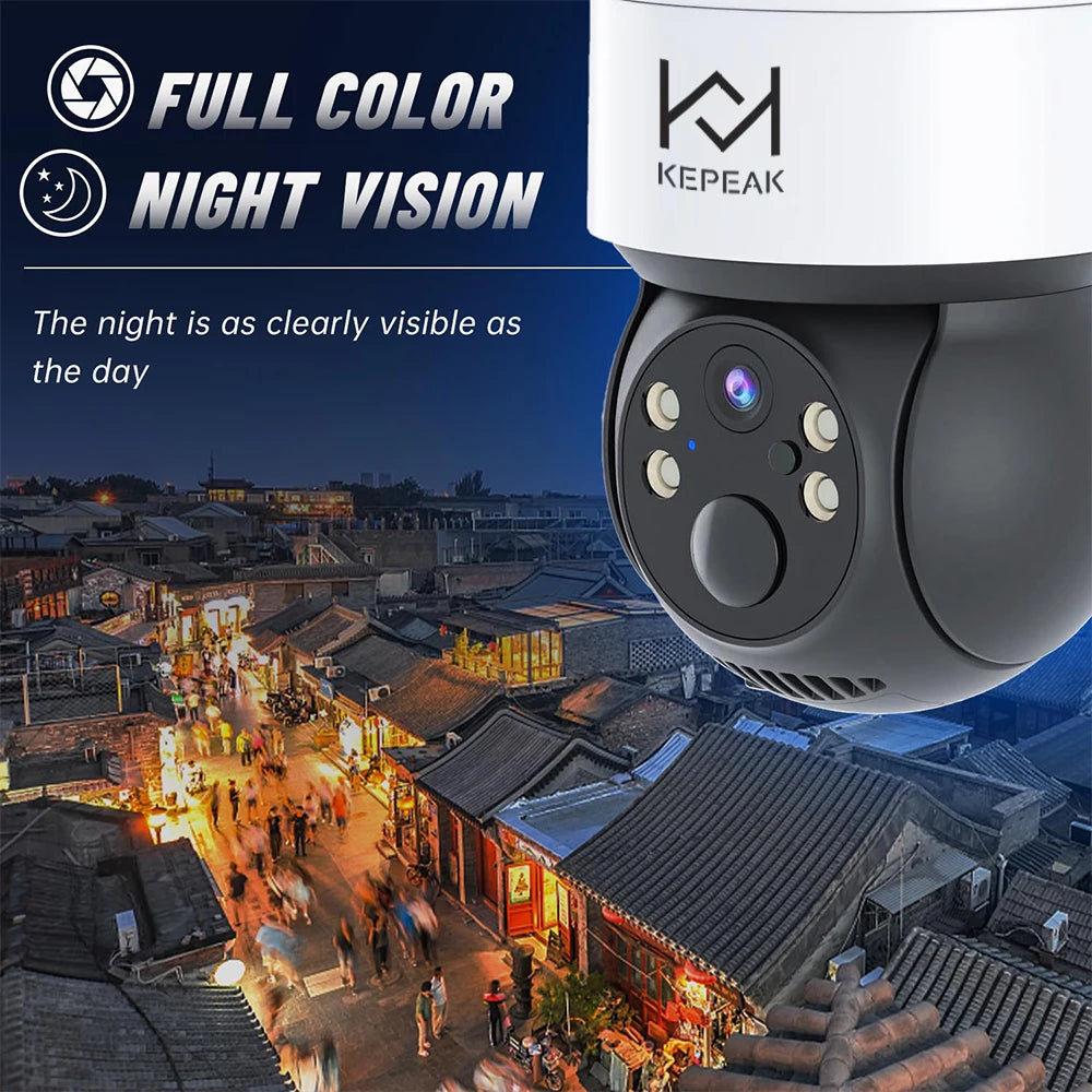 Built-in Battery Outdoor Wireless Solar IP Camera  WiFi PTZ 1080P Video Surveillance Long Time Standby Waterproof - TrendForce25
