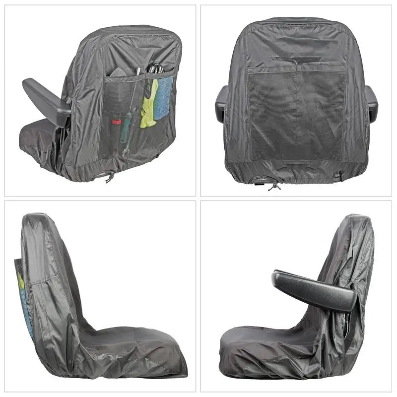 Lawn Mower Seat Cover Seat Cover For Tractor Seat Cover With Storage Pockets Seat Protective Tool For Lawn Mower Seat Tractor - TrendForce25