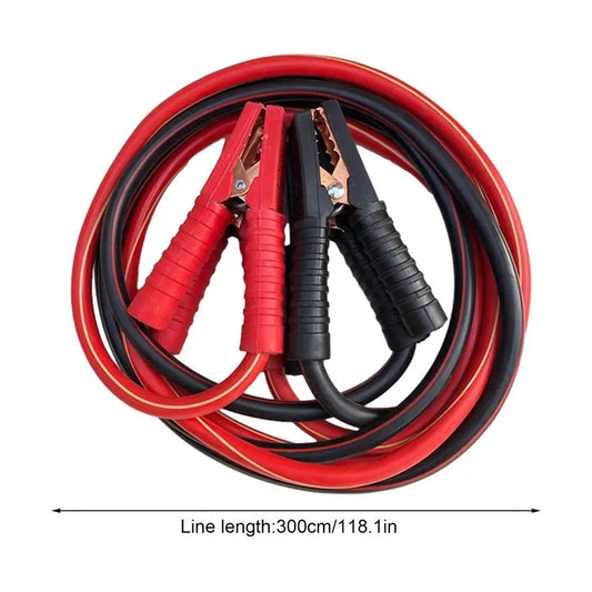 1500A 3/4m Jumper Cables Heavy Duty  Car Battery Jump Leads Booster Cables Jumper Copper Wire Automobiles Battery Accessories