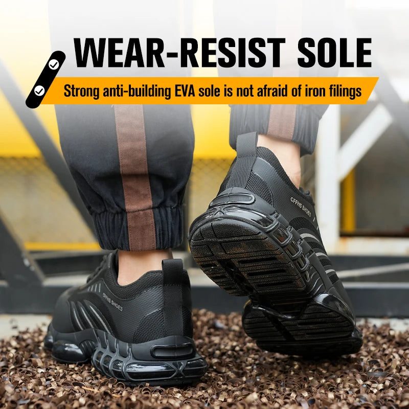 Breathable, lightweight and comfortable anti-smash and anti-puncture safety shoes - TrendForce25