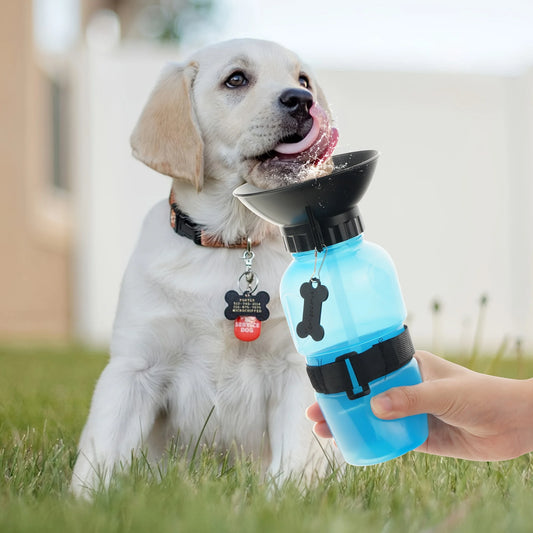 Dog Water Bottle, Portable Travel Water Bottle Dispenser For Dogs - Cats & Kitten Outdoor Travel Water Bottle Bowl, - TrendForce25