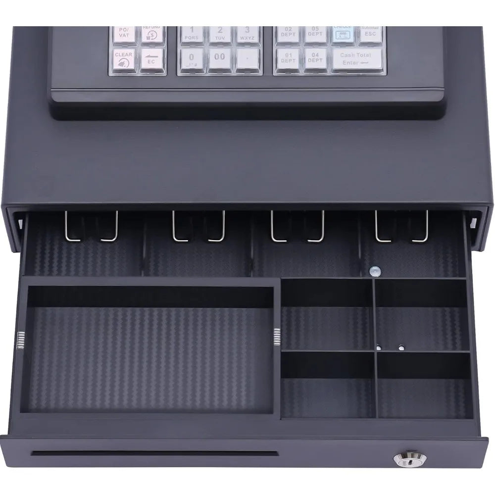 48 Keys Thermal Cash Register Commercial Cash Register with PC Software & Ecr Keyboard Small Businesses Electronic Cash Register - TrendForce25