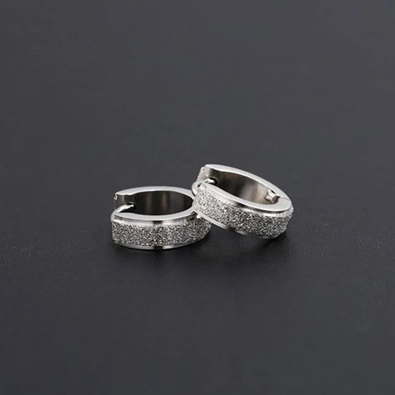1Pc Punk Ear Clip For Man Stud Earrings Teens Hip Hop Style Ear Ring Jewelry Accessories - TrendForce25