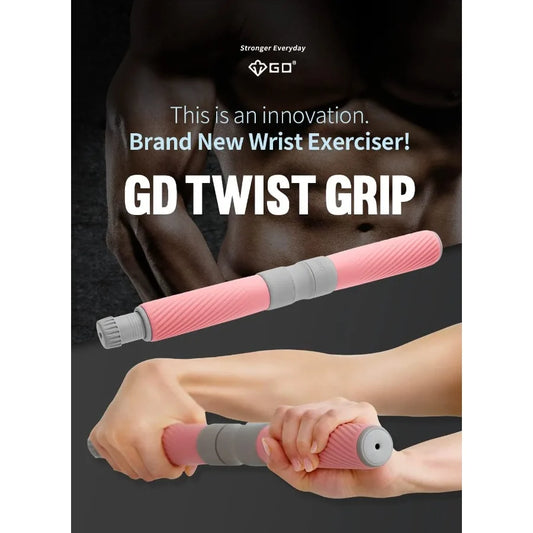 GD Twist Grip Adjustable Resistance Bar for Physical Therapy Relieves Tendonitis Pain and Improve Grip Strength Grip Strength T