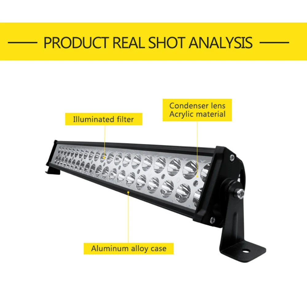 LED Light Bar Work Light 78W 120W 156W Super Slim LED Bar for Tractor 4X4 Offroad 4WD ATV Truck 12V 24V - TrendForce25