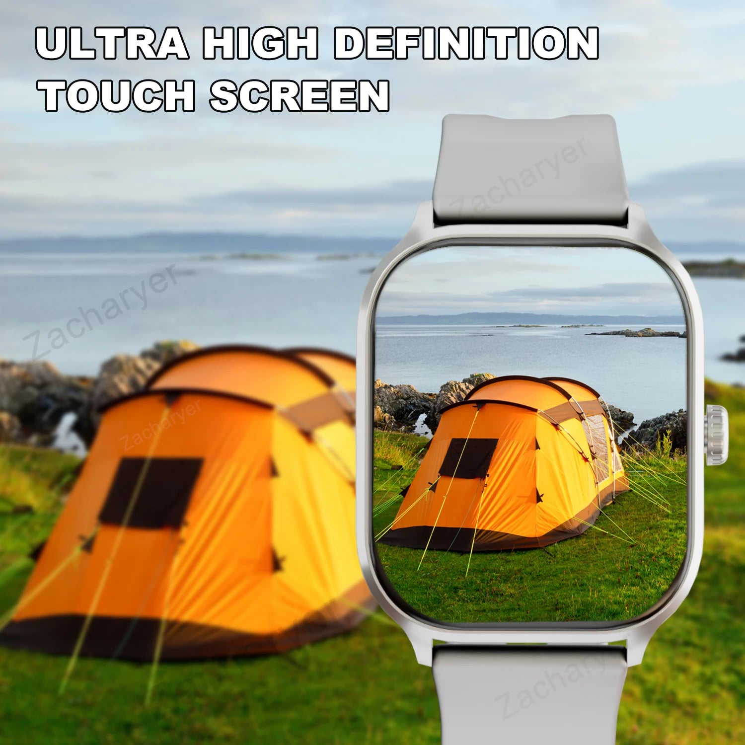 Smart watch, wireless calling/dial, multi-Sport mode, calling reminder and rejection, SMS reminder, for iPhone/Andriod - TrendForce25