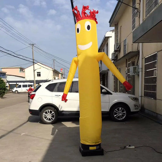 10FT Air Dancers Inflatable Tube Man Set,Inflatable Dancing Doll Sky Man Wind Sky Wavy Dancer Inflatable Advertising Air Puppet