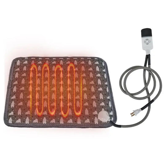 Pet Heated Mat Electric Heating Pet Bed With Bite-proof Power Cord Heated Cat Bed Adjustable Temperature Dog Cat Heating Pad