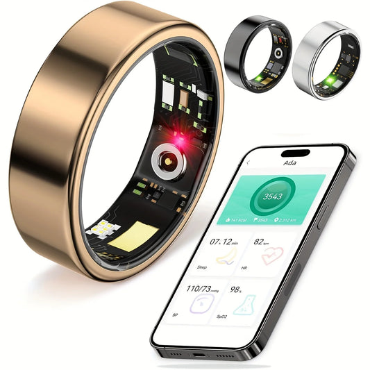 Smart ring, sleep tracking, motion monitoring, compatible with iPhone and Android, smart gift, suitable for women and men - TrendForce25
