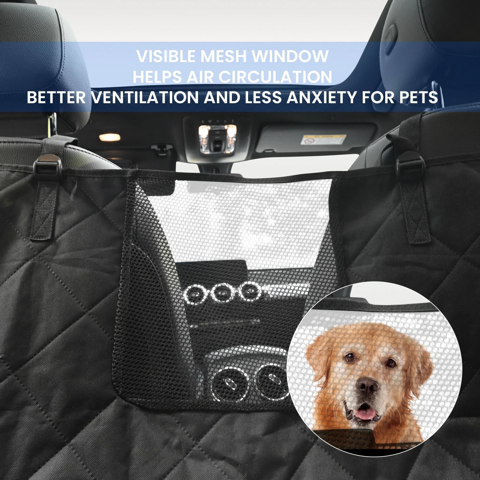 Car Dog Rear Seat Cover Waterproof Pet Travel Cargo Mat Hammock Dogs Rear Back Row Cushion Protector Safety Boot Trunk Pad Liner - TrendForce25