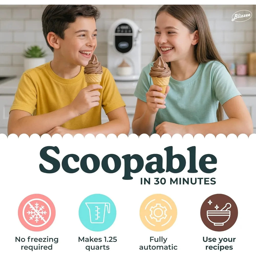 Soft Serve Ice Cream Machine ， for Soft Serve, Frozen Yogurt, Dairy Free Options and More