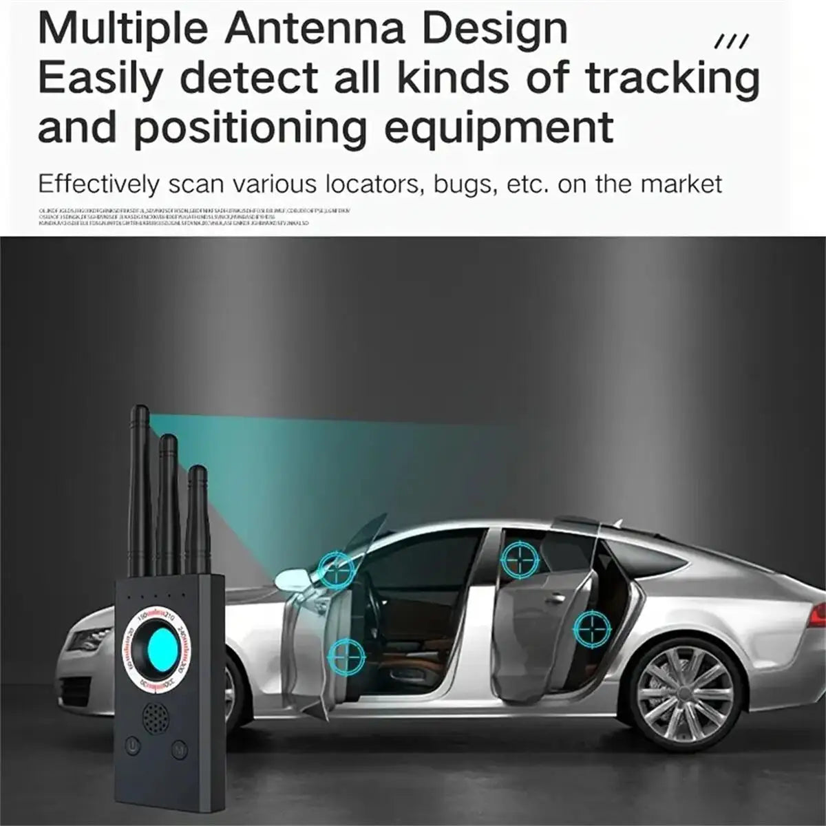 Hidden Camera Detectors Hidden Devices Detector Spy Camera Finder Hidden Camera Detector RF Signal Scanner Device Detector - TrendForce25