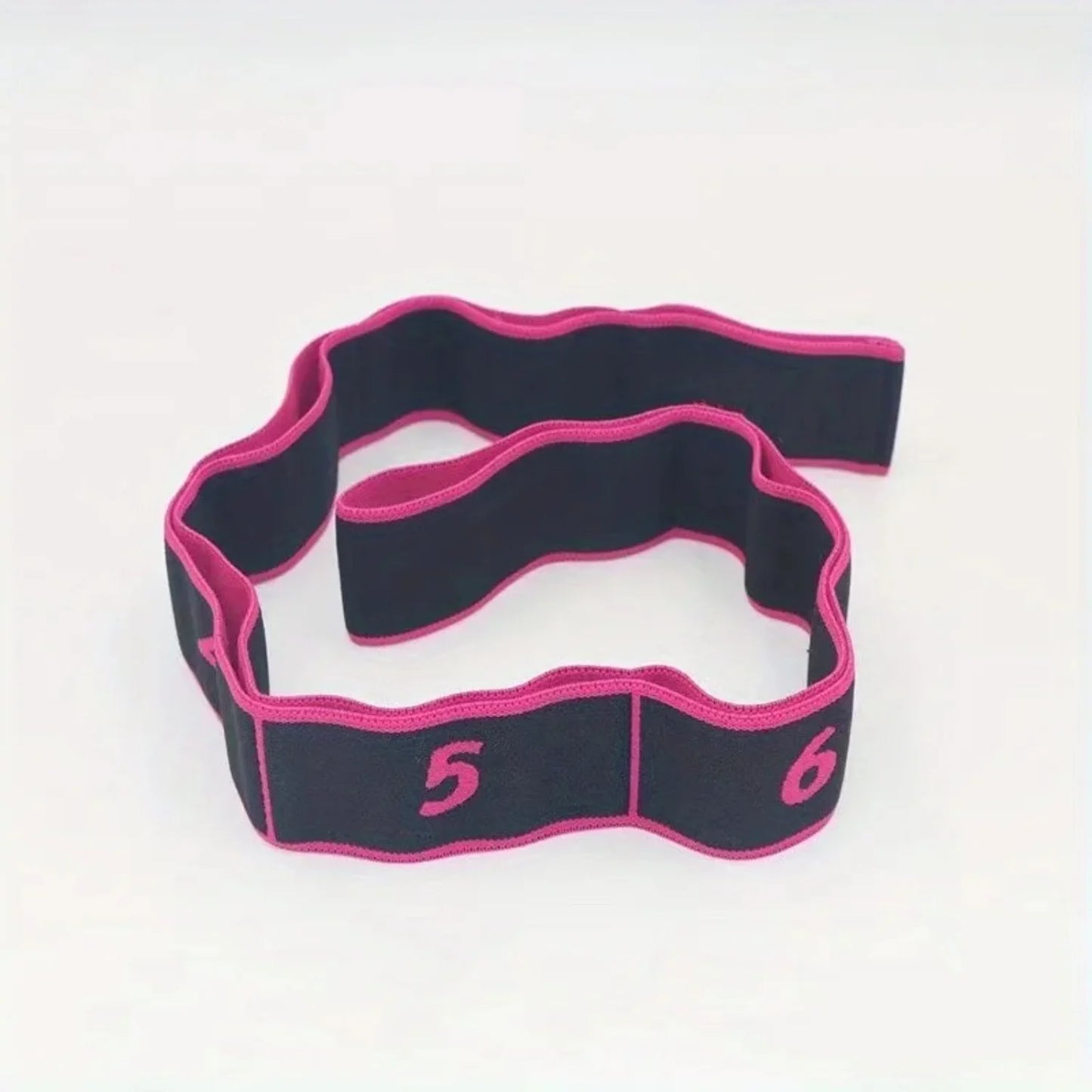 Yoga elastic Resistance Band Elastic band 8 separate rings Gymnastics stretch resistance band Gym elastic fitness training