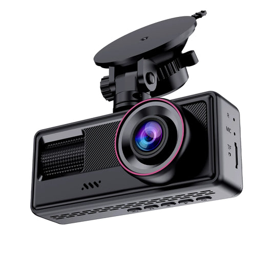 Dash Cam, 3 Channel Dash Cam,1080P car Cam Front And inside And Rear, Tripie CarDash Camera, Car Camera With 32GB Card,Night Vis - TrendForce25
