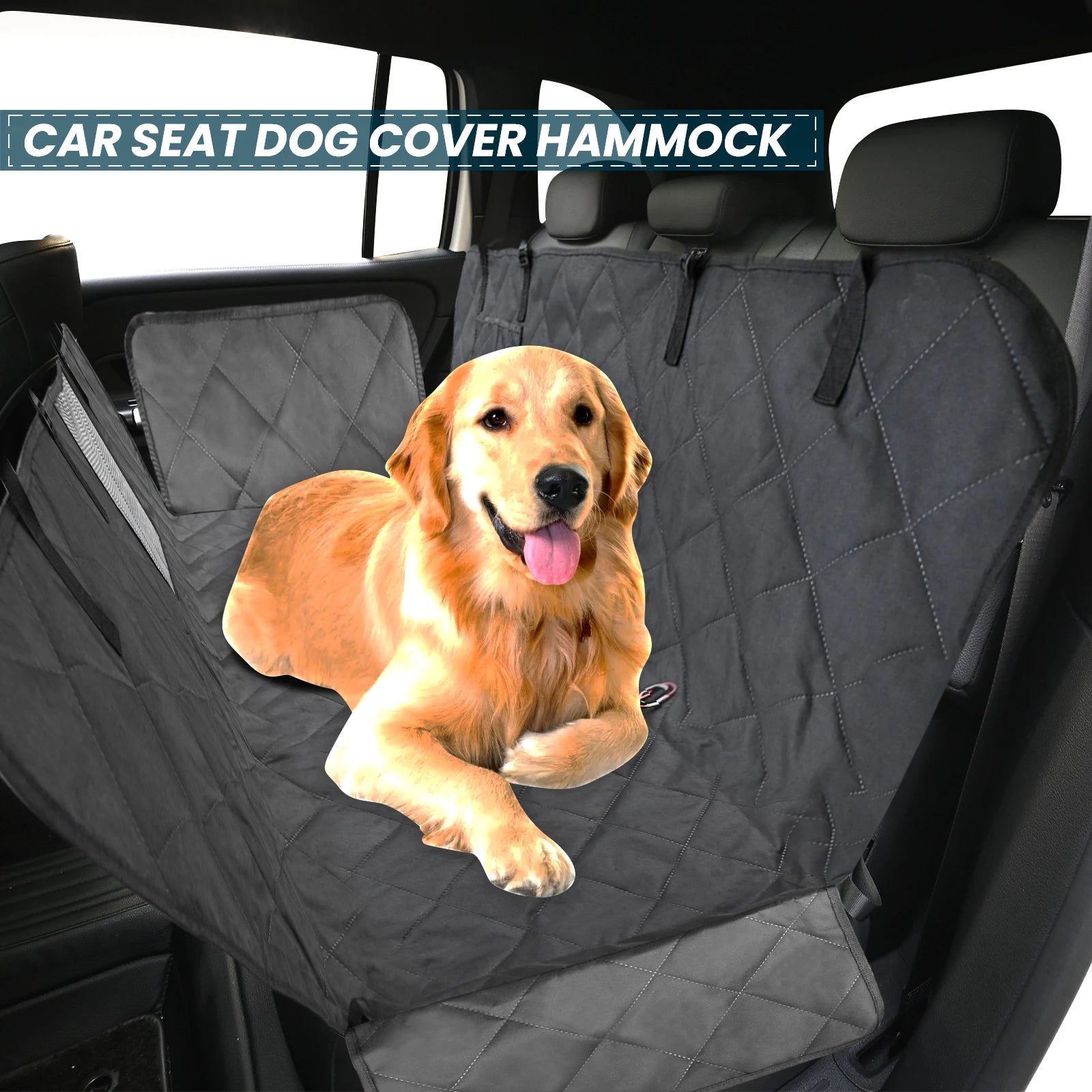 Car Dog Rear Seat Cover Waterproof Pet Travel Cargo Mat Hammock Dogs Rear Back Row Cushion Protector Safety Boot Trunk Pad Liner - TrendForce25