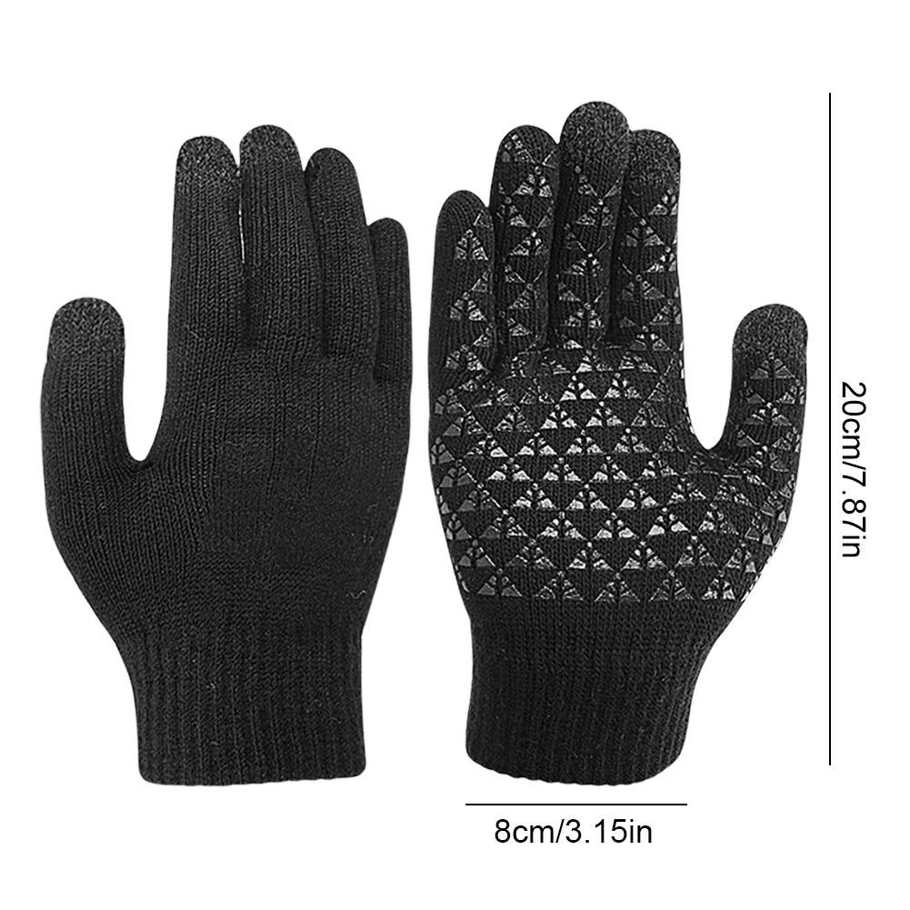 Winter Electric Heated Touch Screen Gloves for Outdoor Activities Skiing Riding Camping and Mountaineering
