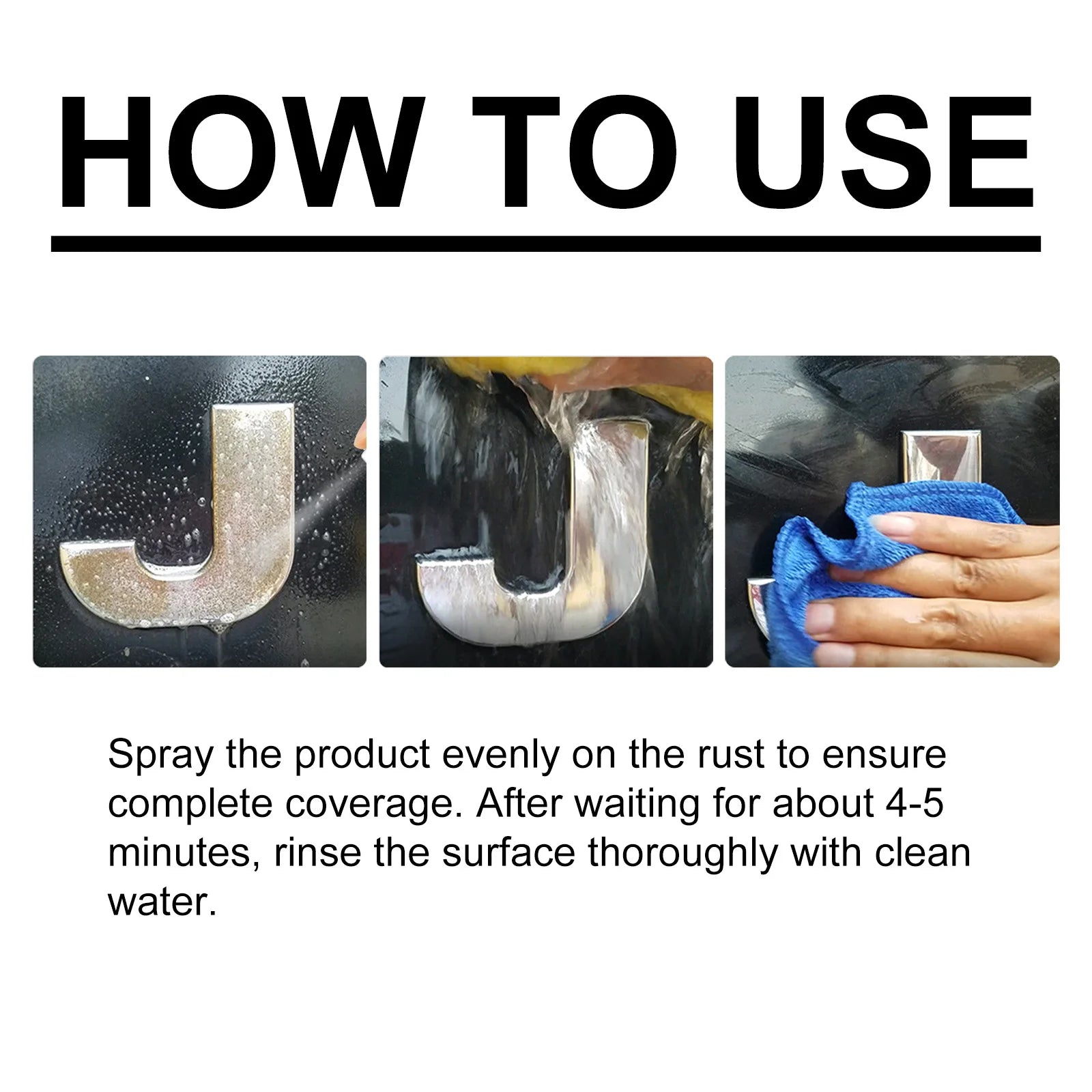 Homonth Iron Remover Spray Vehicle Rust Polishing Cleaning Decontamination Multi Purpose Maintenance Agent - TrendForce25