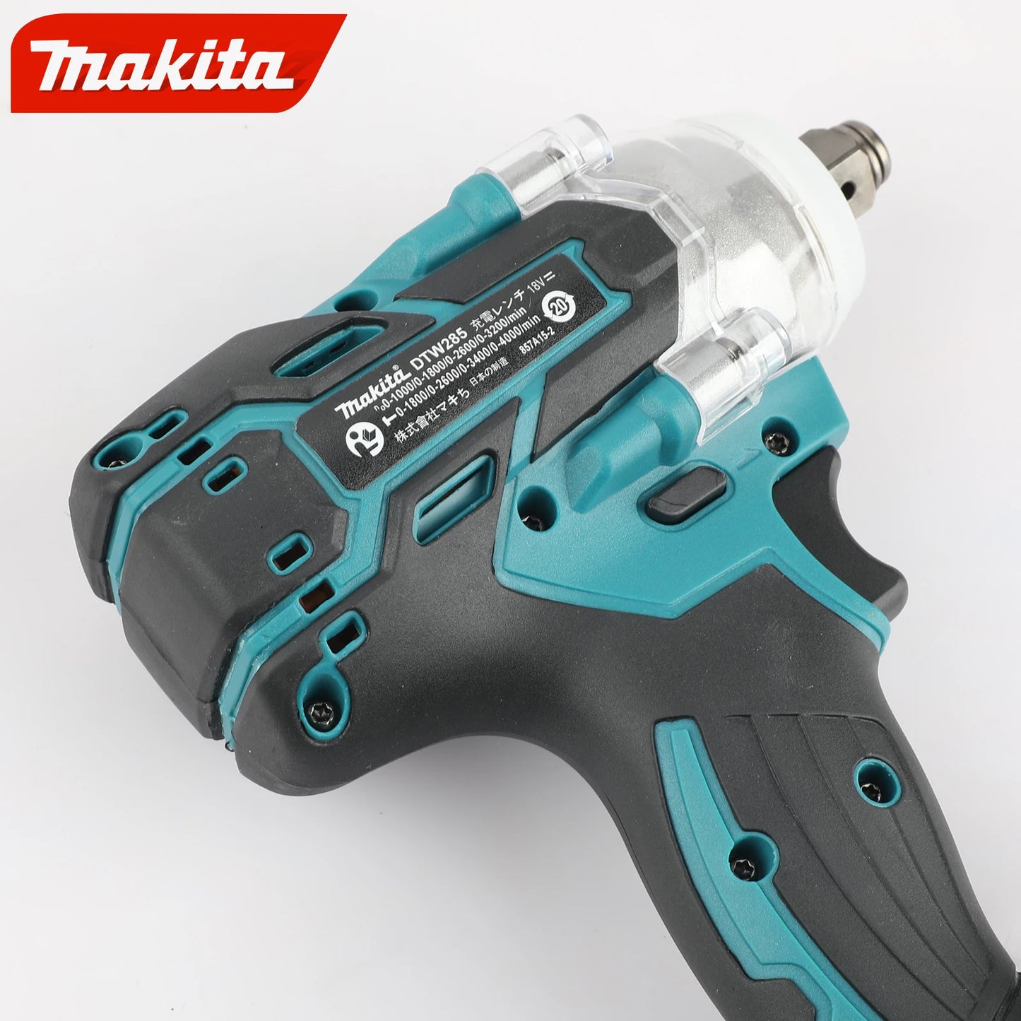 Makita DTW285 520N.M Impact Electric Wrench Brushless Wrench Cordless Tool Power Tools Rechargeable For Makita 18V Battery - TrendForce25
