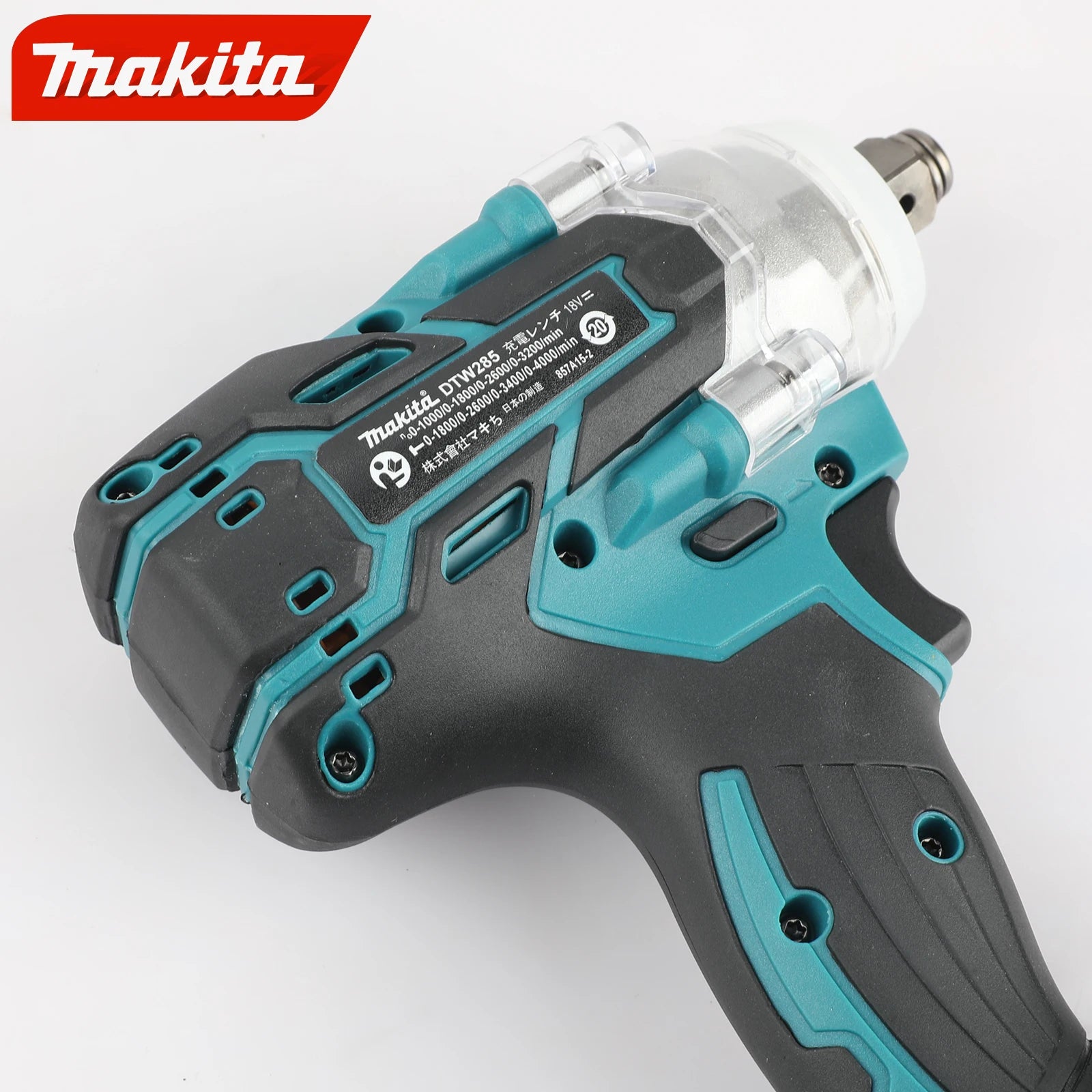 Makita DTW285 520N.M Impact Electric Wrench Brushless Wrench Cordless Tool Power Tools Rechargeable For Makita 18V Battery - TrendForce25