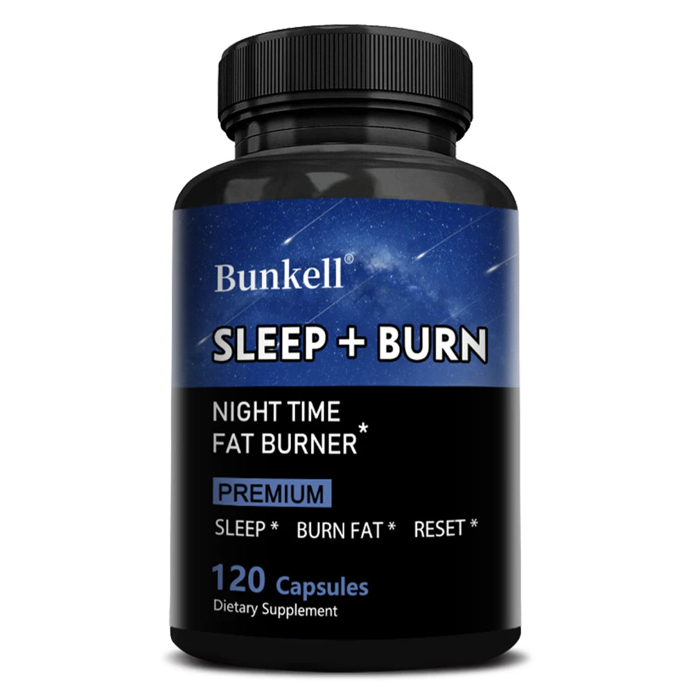Night Fat Burner and Sleep Supplement - Boost Metabolism and Burn Fat Effectively, Weight Management, Melatonin Sleep Aid - TrendForce25
