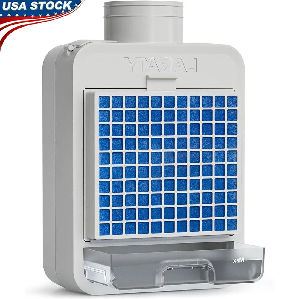 3-in-1 Indoor Dryer Vent Cleaner Kit Polyester Filter Stainless Steel Screen Lint Capture Water Drawer Dust Removal System