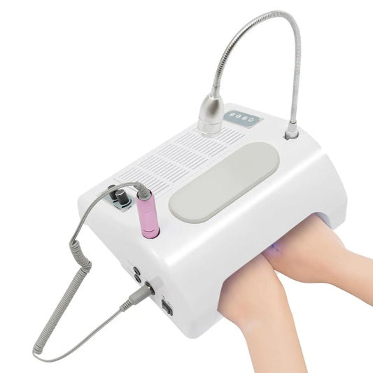 5 in 1 Nail Drill Manicure Machine, Professional 30000rpm Electric Nail Drill Machine, Electric , Nail Lamp for Nails Manicure - TrendForce25