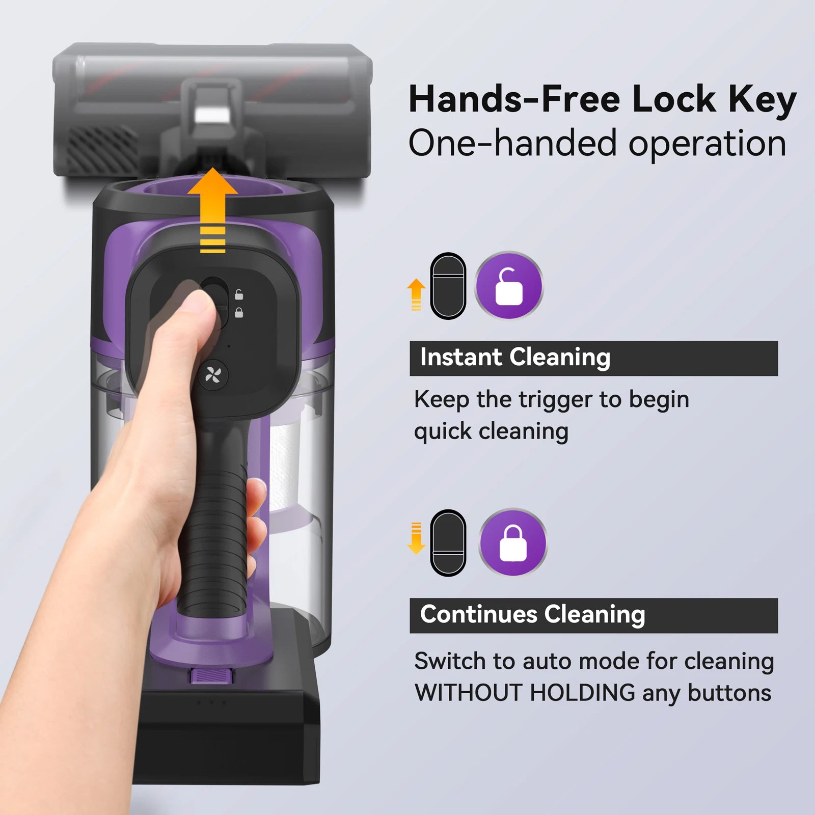 INSE S10 Cordless Vacuum Cleaner, 6-in-1 Stick Vacuum with 30Kpa 350W Suction, Max 50 Min Runtime Rechargeable Vacuum Cleaner - TrendForce25