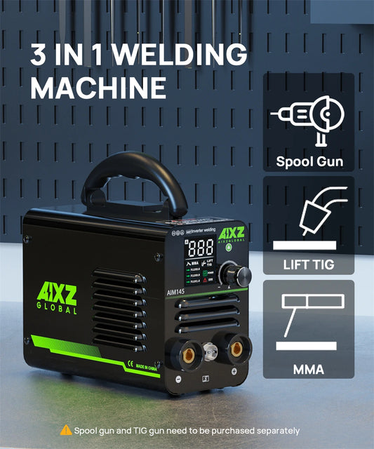 AIXZ 145A 3 in 1 Welding Machine Lift TIG/ARC MMA Welders MINI IGBT Inverter Welding With Spool Gun Protable Home Welder Tool - TrendForce25