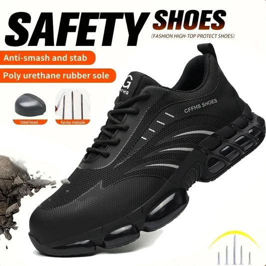 Breathable, lightweight and comfortable anti-smash and anti-puncture safety shoes - TrendForce25
