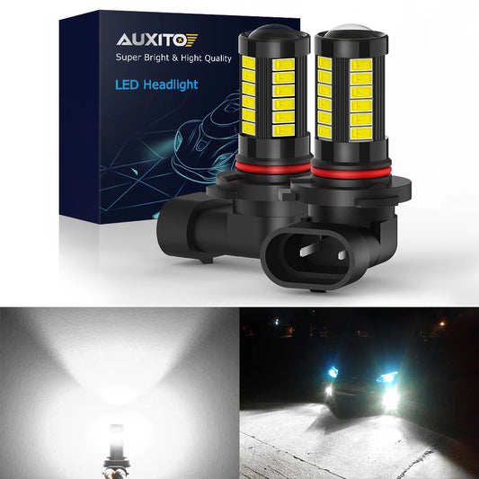 AUXITO 2X 9005 9006 H9 H8 H11 LED Fog Light PSX24W H10 H16JP HB3 HB4 LED Fog Lamp Bulb 6000K Super Bright Daytime Running Light - TrendForce25