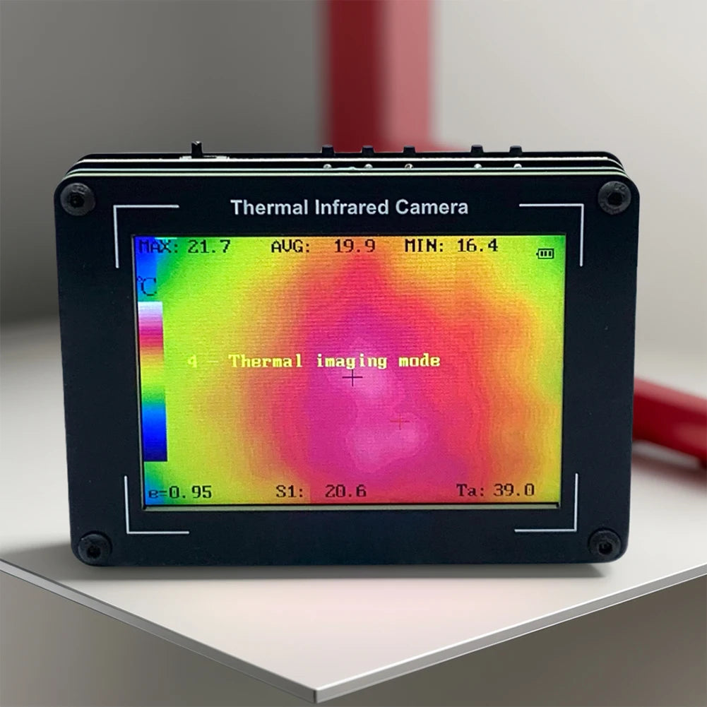3.5 Inch Thermal Infrared Camera -40-450℃ 32x24 Pixel Infrared Thermal Imager for Inspection Electrical/Mechanical Building - TrendForce25