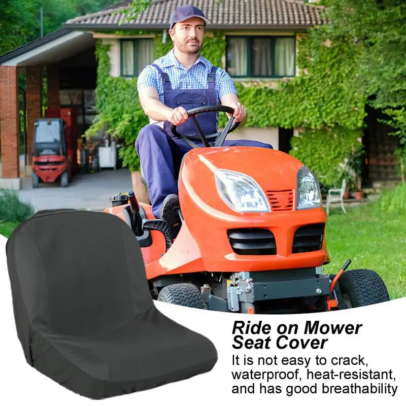 Lawn Mower Seat Cover Seat Cover For Tractor Seat Cover With Storage Pockets Seat Protective Tool For Lawn Mower Seat Tractor - TrendForce25